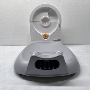 Petcove Self Cleaning Automatic Litter Box, White/Grey BASE UNIT ONLY/CLEAN